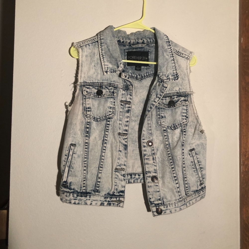 Forever 21 denim vest
